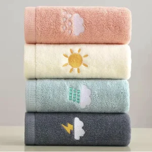 Bathroom Set of 4 Hand Towels