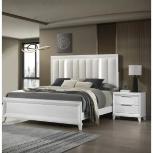 Modern Luxury Bedroom Furniture Minimalist Wood Frame